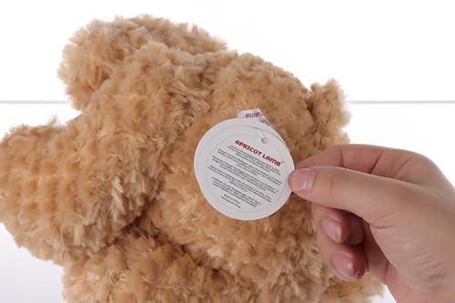 Apricot Lamb Toys Plush Beige Teddy Bear Stuffed Animal Soft Cuddly Perfect For Child (Beige Teddy Bear, 10 Inches)