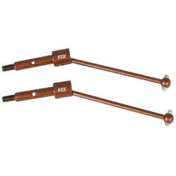 KYX Racing Hardened Steel Rear CVD Drive Shafts Driveshafts Rear Axle Dogbone Upgrades Parts Accessories for 1/18 RC Crawler Car