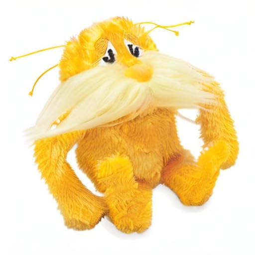 Manhattan Toy Dr. Seuss The Lorax Soft Stuffed Animal Toy 6H In