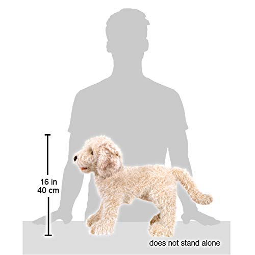Folkmanis Labradoodle Hand Puppet, One Size, Multi, White