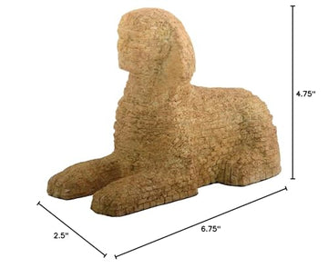 SUMMIT COLLECTION Egyptian Sphinx Collectible Figurine - Brown Vinyl - Model SS-Y-5485