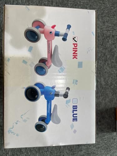 TERRAMUS Baby Balance Bike for 1 Year Old Gifts Boys Girls - Toys for 12-24 Month Toddler Balance Bike, No Pedal 4 Wheels Infant