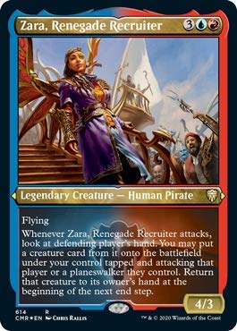 Magic: The Gathering - Zara, Renegade Recruiter - Foil Etched - Commander Legends