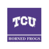 TCU Horned Frogs Luncheon Napkins - Officially Licensed - 12 7/8 x 12 7/8-2-Ply Thick Napkins with University Logo, 16 Pack by W