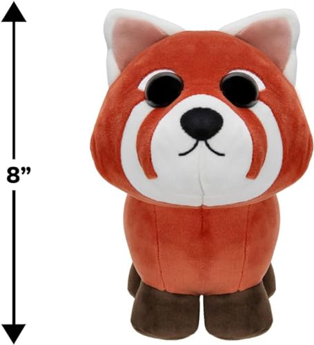 Adopt Me! Collector Plush - Red Panda - Series 3 - Ultra-Rare in-Game Stylization Plush - limited availability Virtual Item Code Included - Toys for Kids Featuring Your Favorite Pet Ages 6+