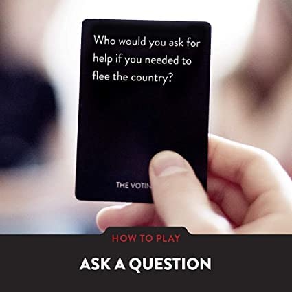 The Voting Game After Dark Expansion - 100 New Cards - Adult Party Game - Black - 1.38x3.54x2.56 inches - Cardstock - Model DYE1003