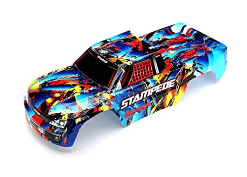Traxxas TRA3648 Body, Stampede, Rock n' Roll (Painted, Decals Applied)