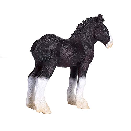 Mojo Shire Foal Realistic Equestrian Horse Club Hand Painted Toy Figurine