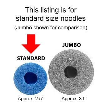 Oodles Of Noodles Deluxe Foam Pool Swim Noodles - 6 Pack Brown 52 Inch Wholesale Pricing Bulk