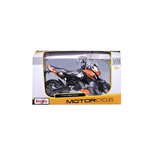 Maisto Ktm 690 Duke Orange And Black 1/12 Diecast Motorcycle Model