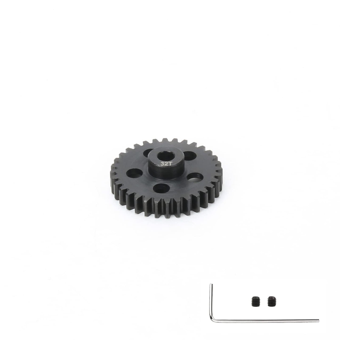 #45 Steel 32T 1.0MOD SAFE-f5mm Pinion Gear w/M2 Wrench for Arrma 6S Felony Infraction Upgrade Parts