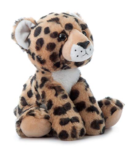 The Petting Zoo Cheetah Stuffed Animal, Gifts For Kids, Wild Onez Zoo Animals, Cheetah Plush Toy 9 Inches