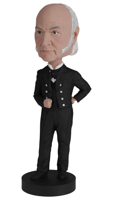 Royal Bobbles John Quincy Adams Bobblehead enhanced Polyresin Lifelike Figure Unique Serial Number Exquisite Detail