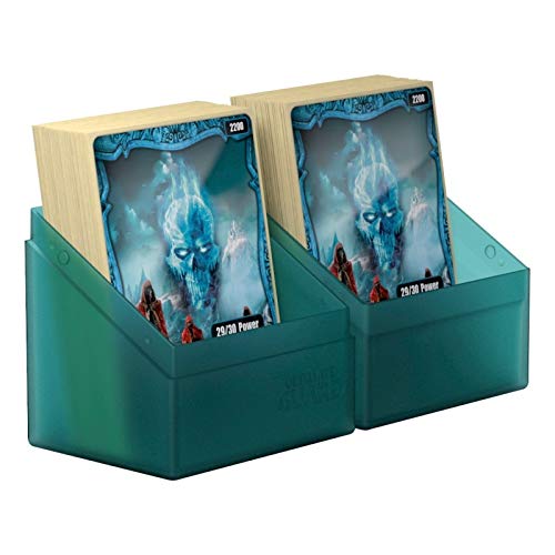 Ultimate Guard Boulder 80+ Classic, Deck Case For 80 Double-Sleeved Tcg Cards, Malachite, Secure & Durable Storage For Trading Card Games, Soft-Touch Finish