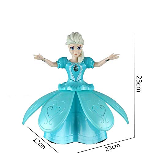 Joysae Battery-Operated Princess Doll For Girls: Snow Dance, Flashing & Singing Toy (Ages 3+)
