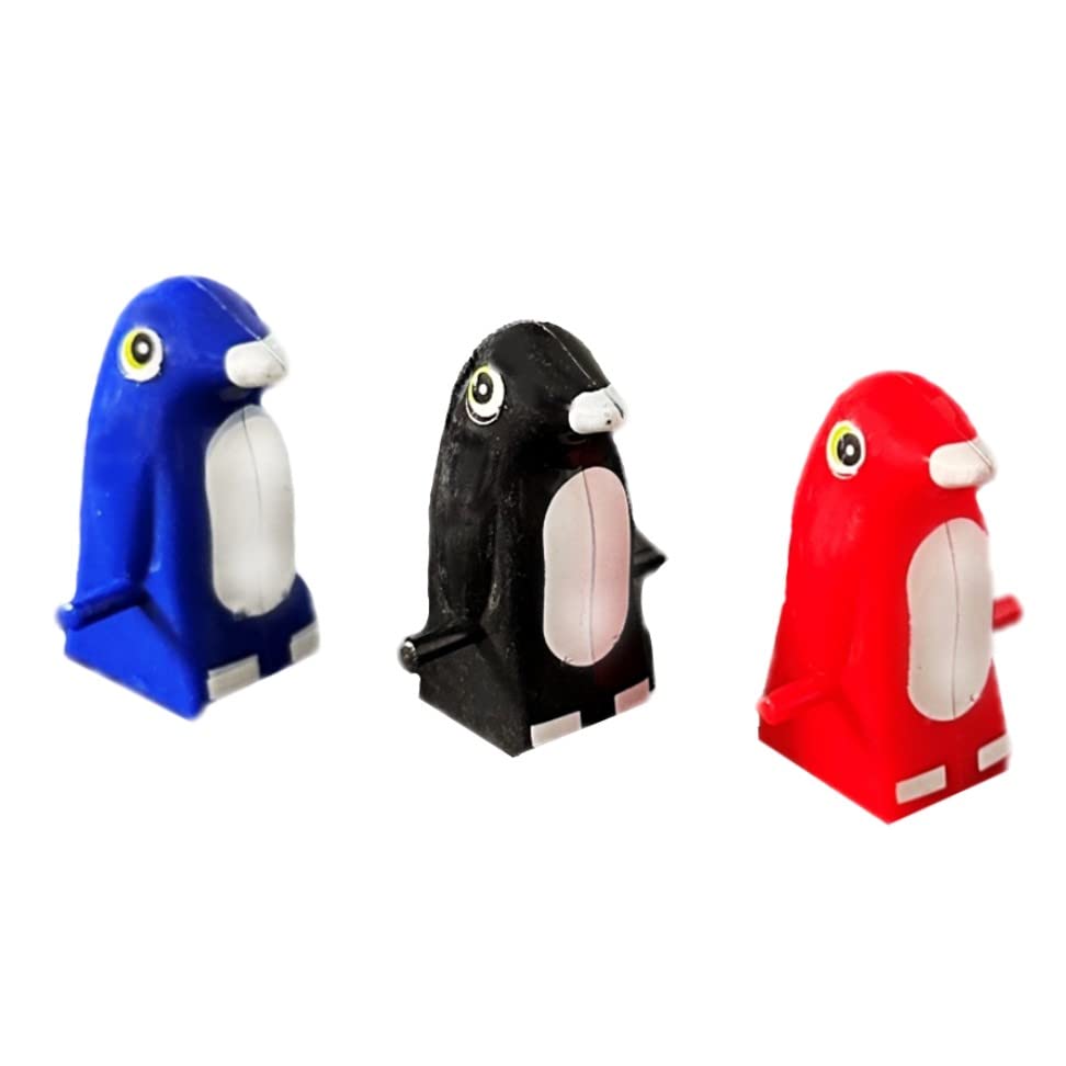 Haktoys Replacement Penguin Figurines - Compatible With Arctic Fun Penguin Slide Playset | Fun Playful Penguins For Penguin Race Track Toy (Pack Of 3)