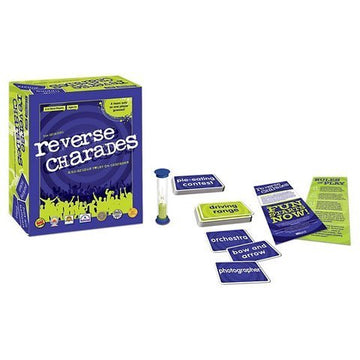 USApolly New Reverse Charades Game - Fun Multicolor Party Game for Family & Friends, Ideal for Game Nights and Gatherings