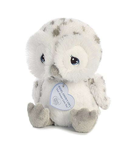 Aurora® Inspirational Precious Moments™ Nigel Snowy Owl Stuffed Animal - Cherished Memories - Enduring Comfort - White 8.5 Inches