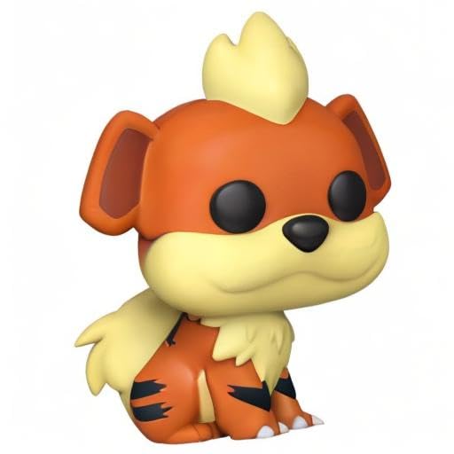 Funko Pop! Games: Pokemon - Growlithe, Multicolor