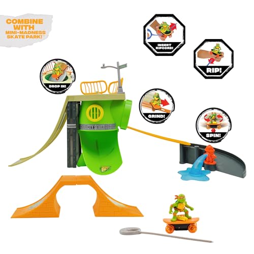 Teenage Mutant Ninja Turtles Skate Park Playset - Classic Edition, Orange, Model 71094, Plastic Toy for Kids Ages 3+