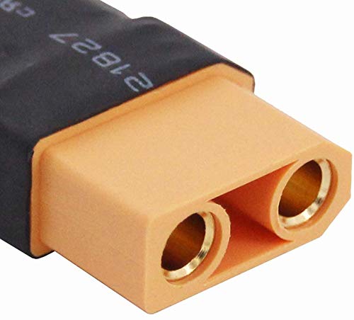 2Pairs XT90 Male Female RC Battery Charger Adapter Connector Compatible with Slash / Rustler / Stampede / Bandit / E Revo RC Car