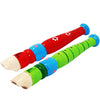 Sealive 2 pcs Small Wooden Recorders for Toddlers, Colorful Piccolo Flute, Early Education Music Sound Toys, Multicolored