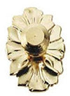 Dollhouse Miniature Gold Plated Brass Medallion Knob by Houseworks
