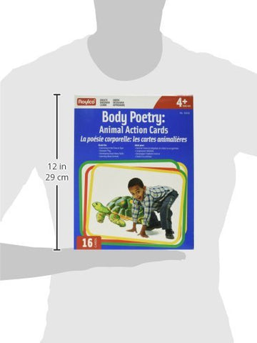 Roylco Body Poetry: Animal Action Cards - Set Of 16