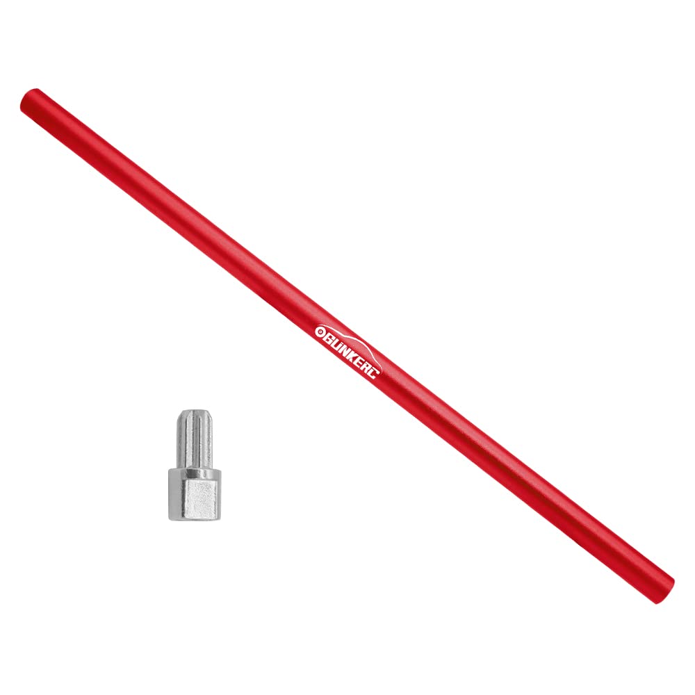 OGUNKE RC Aluminum Alloy Driveshaft Perfect Upgrade for Traxxas 4X4 Center Driveshaft (Red)