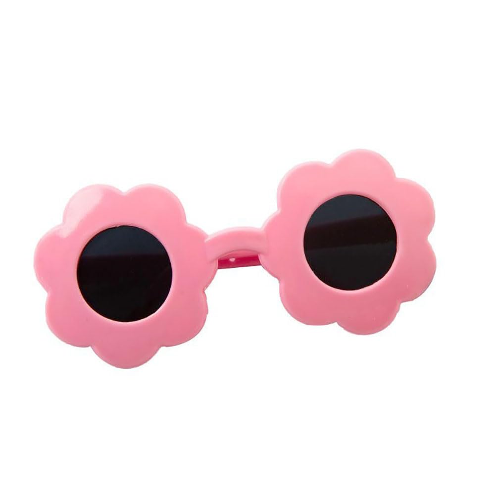 E-TING 8Pcs 18 Inch Doll Beach Bikini Swimsuit Clothes and Swim Ring Flat Sandals Sunglasses Hairclip Swimming Play Sets for 18