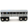 Muni Pals Munipals New York City Subway Wooden Railway (B Division) C Train/8 Avenue Local–Child Safe And Tested Wood Toy Train