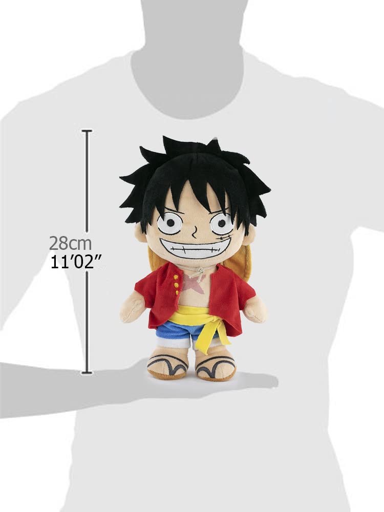 One Piece - One Piece Character Plush - 28 Cm - Luffy, Sanji, Roronoa Zoro,Shanks - Super Soft Quality