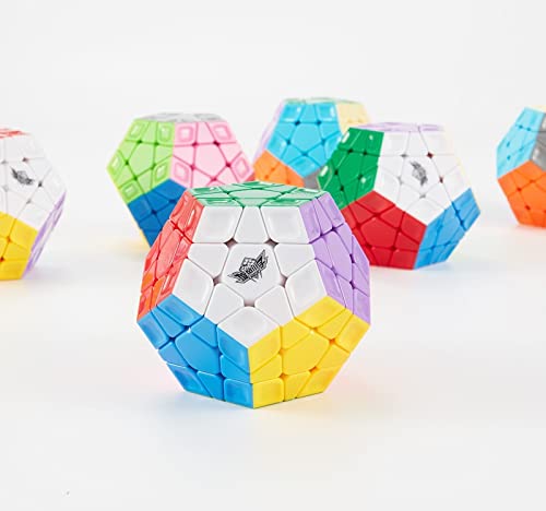 Speed Cube Cyclone Boys Megaminx Stickerless Cube Puzzle Toy Pentagonal Dodecahedron Speed Cube (Pentagonal Dodecahedron)