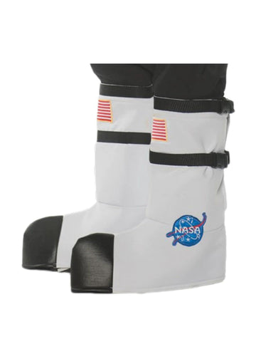 Underwraps Kid'S Children'S Astronaut Boot Top Covers Costume - White Childrens Costume, White, One Size