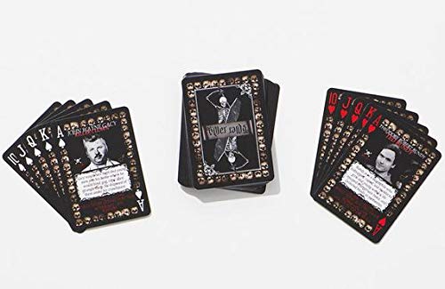 Serial Killer Cards Playing Cards - 54 Unique American Designs - Poker Size - Multicolor - Cardstock Material