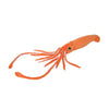 Douglas Plush Squid Stuffed Animal - 40" Long, Orange/Cream, Model 3816