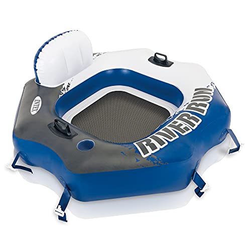 Intex River Run Connect Lounge, Inflatable Water Float, 51'' X 49.5''