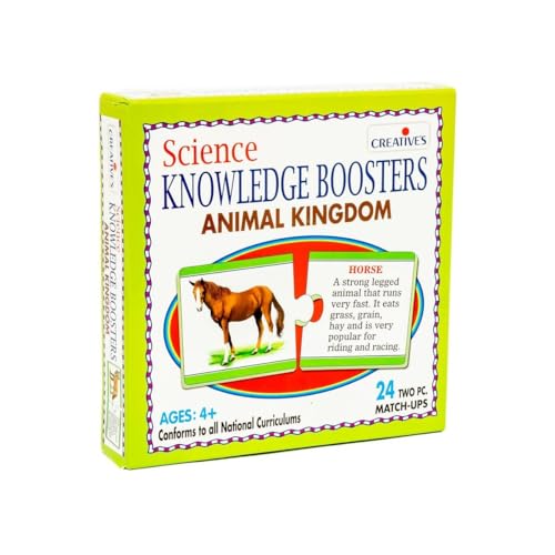 CreativeS Science Knowledge Booster - Animals | Knowledge About The Amazing Animal World | Match Picture Game |Science | Scienc