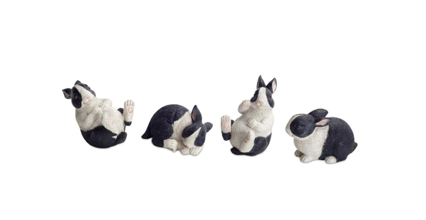 Melrose Rabbit (Set of 4) 2 H, 2.5 H, 3.5 H Resin