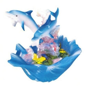 Stealstreet Marine Life Dolphin With Seashell Design Figure Decoration Collection