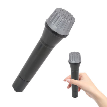 The Dreidel Company Plastic Toy Microphone Pretend Play Karaoke, Birthday Parties, Gatherings, Events, Raffle & Prizes Giveaways 5.5'