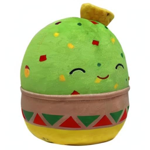 Squishmallows Gideon Guacamole Plush Toy - 7.5 in Green Polyester Stuffed Animal