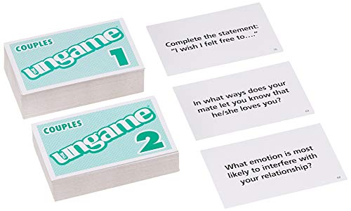 Pocket Ungame Couples Edition - Portable Non-Competitive Card Game Encourages Communication And Strengthens Relationships
