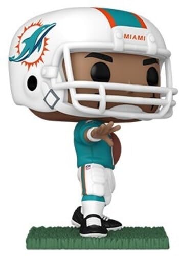 Funko POP Tua Tagovailoa Miami Dolphins Figure - Vinyl, One Size, Multicolor, Model 65687