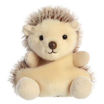 Aurora® Adorable Palm Pals™ Hedgehog Stuffed Animal - Mini 4.5" Brown Plush for Kids & Collectors - Model 33470