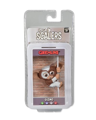 NECA Gremlins Gizmo 2" Scaler Figure - Small Plastic Toy - As Shown Model 14505