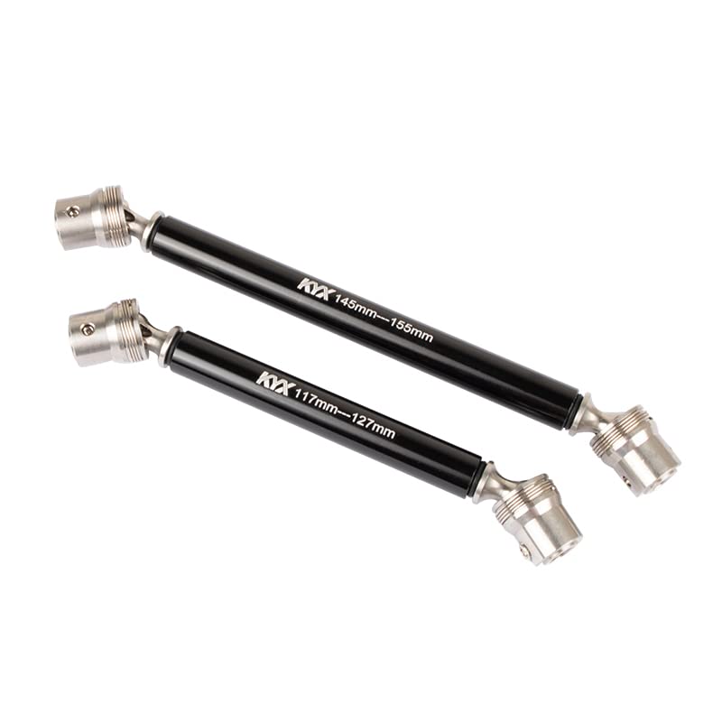 KYX Racing Stainless Steel Center Drive Shaft Upgrades Parts Accessories for 1/10 RC Crawler Car Axial RBX10 RYFT