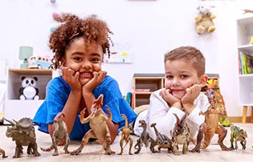 Papo Dinosaur Figure - Green Running T-Rex Model 55027 - Plastic Toy for Kids