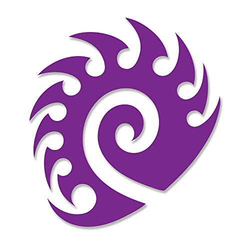 Jinx Starcraft Ii: Heart Of The Swarm Zerg Die Cut Vinyl Decal Sticker, Purple, 5'