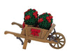 Lemax Village Collection Ceramic Wheelbarrow with Poinsettias - Holiday Decor #64479